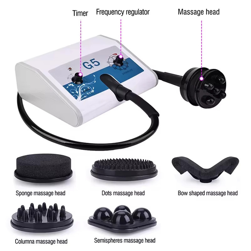 Massage Kopf Teil für G5/G8 Vibrations Massage Maschine, Schwarz, Unisex - Bild 1