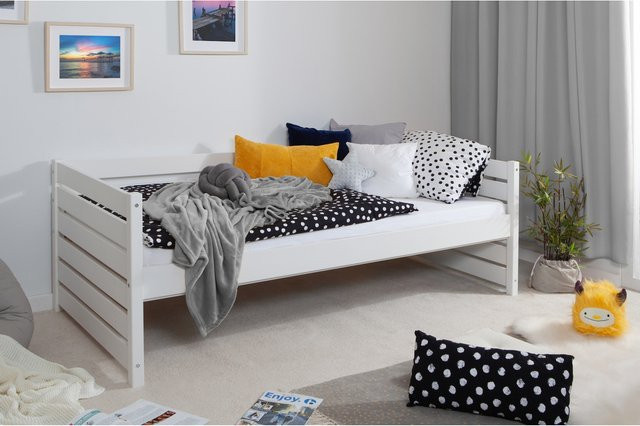 TiCAA Sofabett Naomi aus massiver Kiefer, B/T/H: 90 x 200 x 197,42 cm - Bild 1