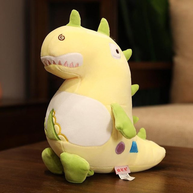 Dinosaurierpuppe Plüschtier, Gelb, 40cm - Bild 1