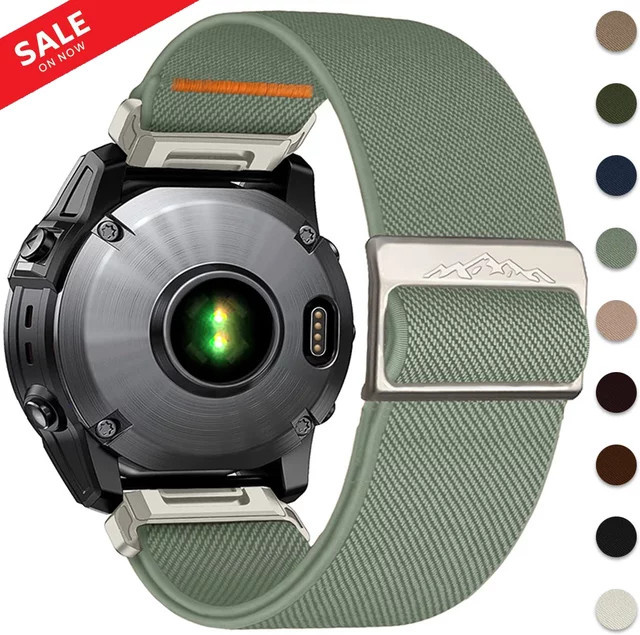 Geekthink Uhrenarmband Nylon, Weiß, Unisex, 22 mm, 26 mm - Bild 1