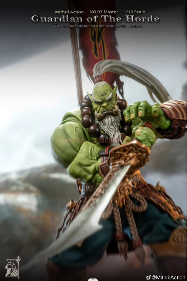 Miyin Studio Warcraft III Ancient Orc 03 Master Blade Master BM Actionfigur, Maßstab 1:10, ab 14 Jahren - Bild 3