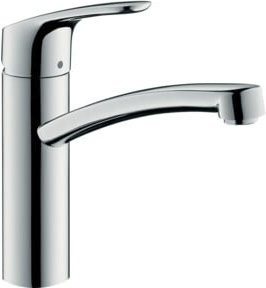 Hansgrohe Einhebelmischer Focus Küchenarmatur mit schwenkbarem Auslauf, Chrom - Bild 1