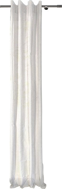 Mydeco Ösenschal Dot Weiß, semi-transparent, B: 300 cm, H: 135 cm - Bild 1