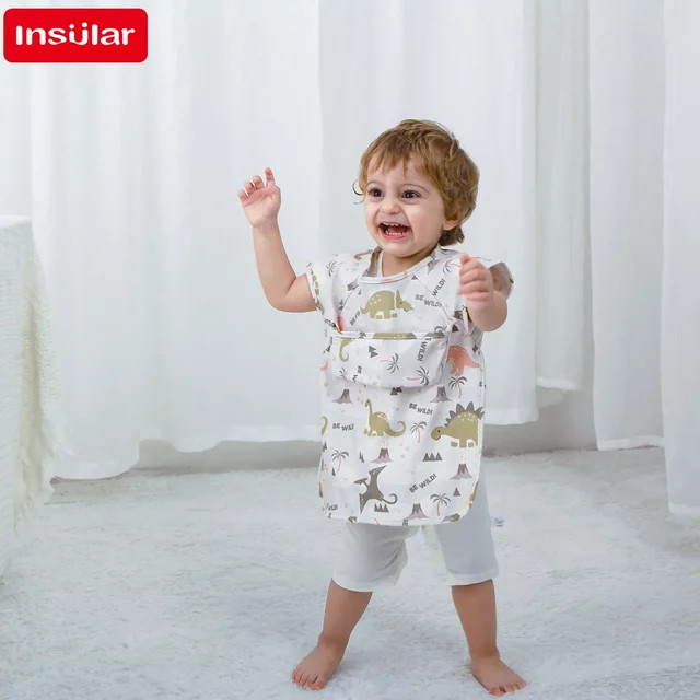 Wasserdichte und schmutzabweisende Babynahrungstasche aus PU mit Lätzchen-Funktion in Dänemark Design - Bild 1