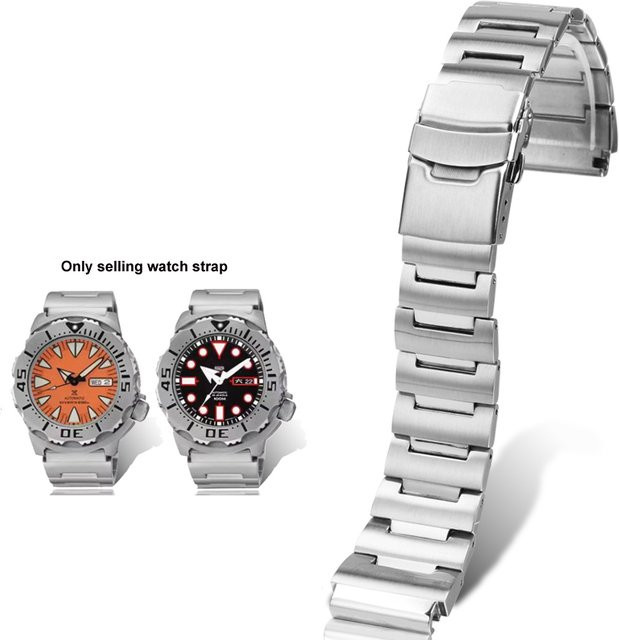 SEIKO Uhrenarmband Edelstahl, Silber - Bild 1