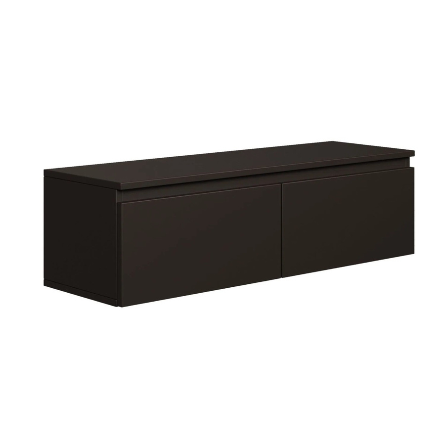 Selsey TV-Hängeboard Bemmi in Schwarz, modern und matt, Breite: 100 cm, Höhe: 31,8 cm, Tiefe: 28,4 cm - Bild 2