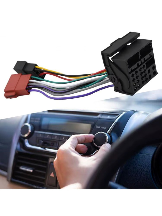 HP Autoradio ISO Buchse Adapter Kabel für RCD200 RCD300 RCD310 RCD510 in Multicolour - Bild 7