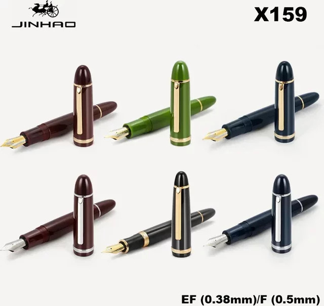 Jinhao X159 Füllfederhalter aus Acryl in Mehrfarbig mit Silber und Schwarz - Bild 1