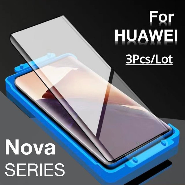 3er-Pack Hydrogel Displayschutzfolie für Huawei Nova 11 Pro, Nova 12, Nova 10, Nova 9, Nova 8, Nova 7 in Transparent - Bild 1