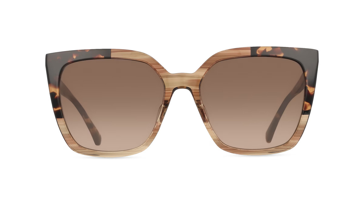 Kate Spade MARLOWE/G/S Sonnenbrille, Vollrand, Quadratisch, Acetat, beige - Bild 1