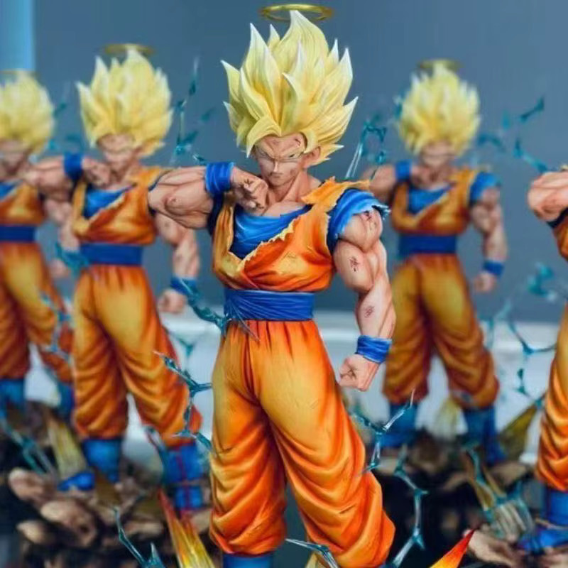 Bandai Dragon Ball Z Son Goku Ssj2 Figur, Actionfigur, mit Led Basis - Bild 2