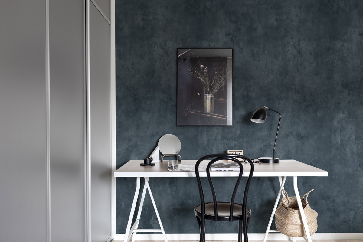 Rebel Walls Mural Fresco Wandbild Abstract Modern Blau Non-Woven - Bild 1