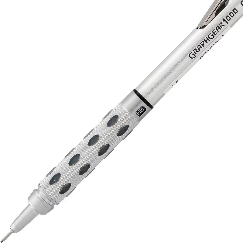 Pentel Graph Gear 1000 Druckbleistift mit Metallgehäuse in Silber - Bild 2
