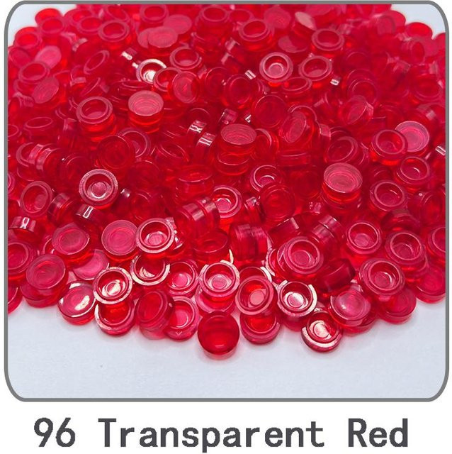 1000 Stück Fliese 1x1 Rund DIY Bausteine Ziegel, 1000-teiliges Set, ab 14 Jahre - Bild 1