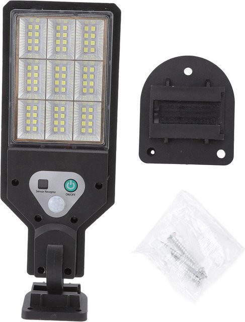 GoolRC Solar Wandleuchte mit 72 LED, IP65 Wasserdicht, Bewegungssensor, Schwarz, Rechteckig - Bild 1
