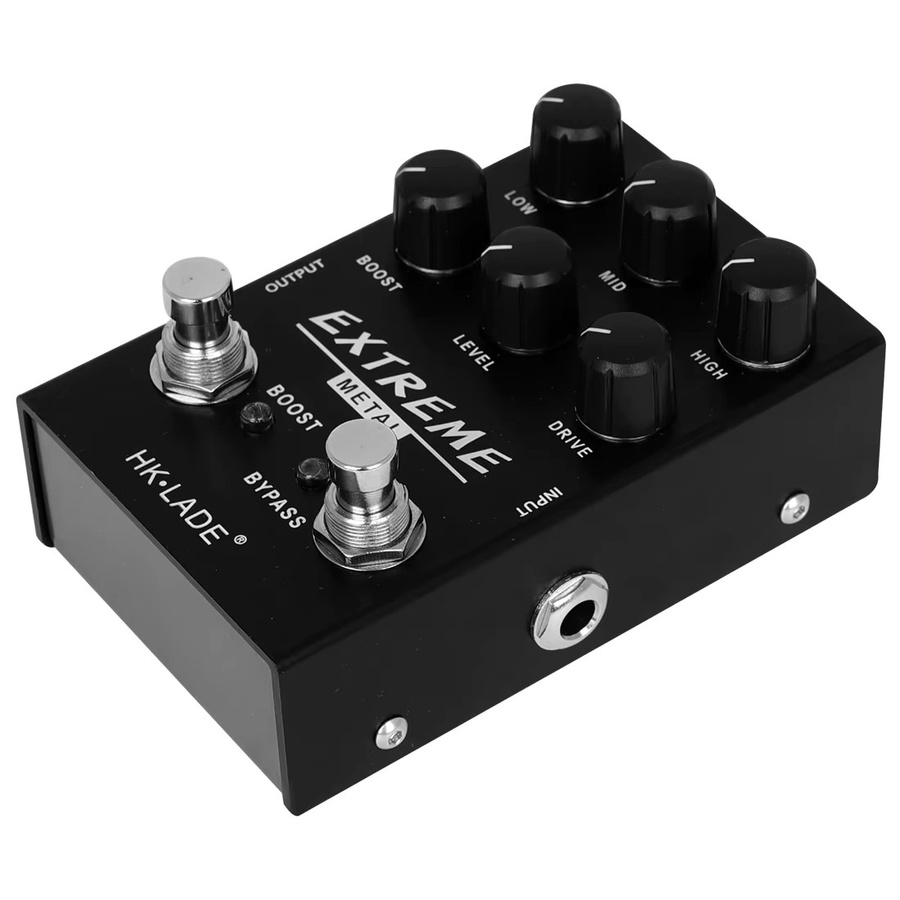 HK.LADE Gitarreneffektpedal SA-03 High Gain Overdrive und Metal Distortion in Schwarz - Bild 5
