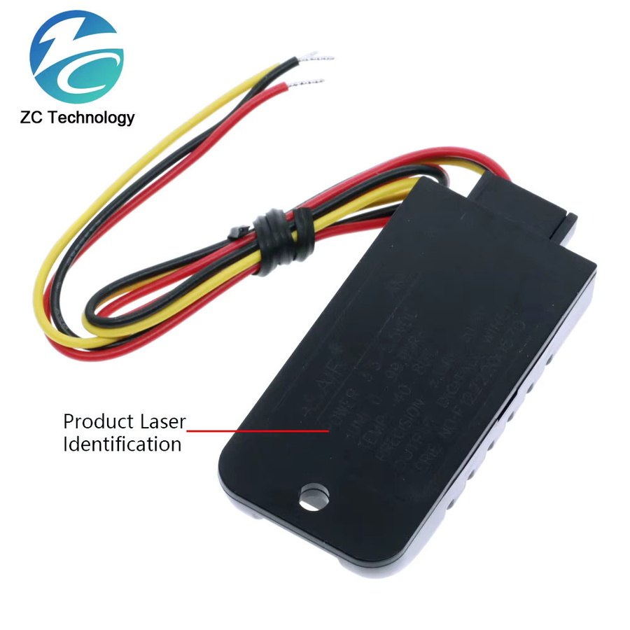 DHT21 AM2301A Kapazitiver digitaler Temperatur- und Feuchtigkeitssensor für Arduino in Schwarz - Bild 2
