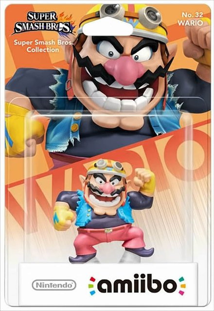 Nintendo Super Smash Bros. amiibo Smash Wario #32 Figur - Bild 1