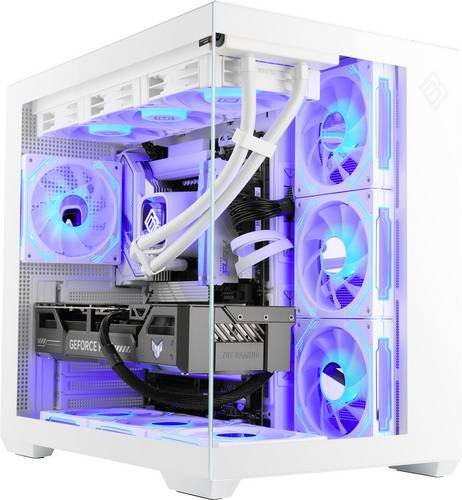 CSL Computer Gaming PC M11990H in Weiß mit Intel Core Ultra 7 265KF, 32GB RAM, 2TB SSD und Nvidia GeForce RTX 5070 Ti 16GB unter Windows - Bild 1