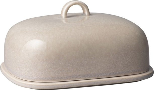 Villeroy & Boch like. Butterdose Perlemor Home in Beige, B: 15,5 cm, T: 12 cm, H: 8 cm - Bild 1