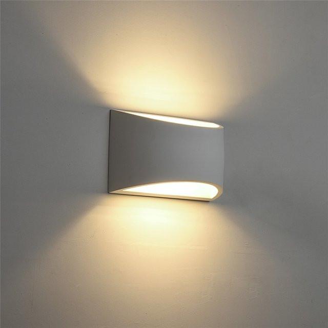 CYLRDXK LED Wandleuchte Up Down aus Aluminium in Weiß und Silber mit 6W - Bild 1