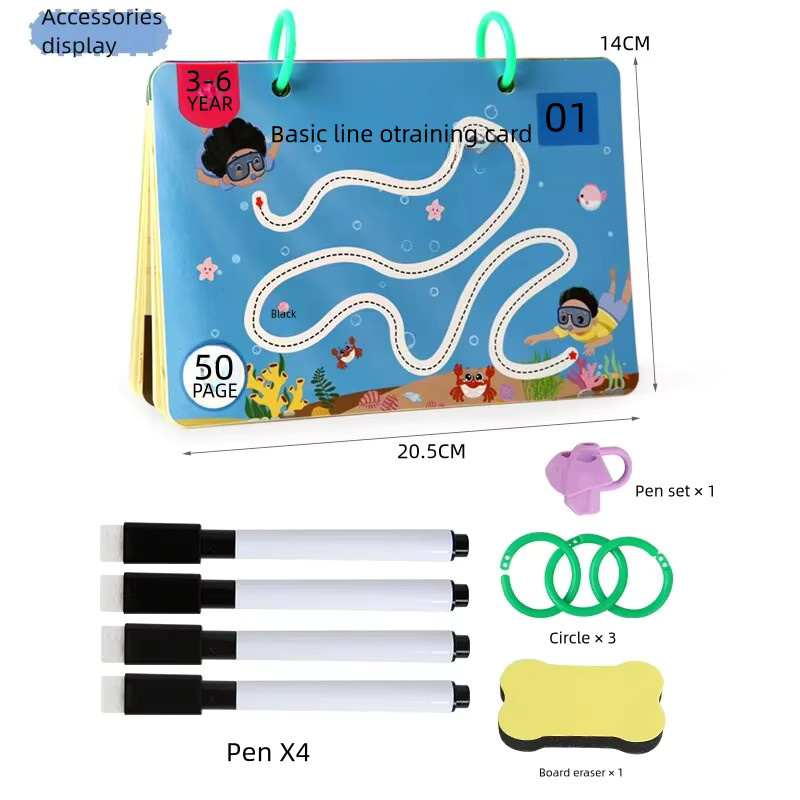 Datgo Montessori Magie Zeichnung Spielzeug Set, Bunt / Mehrfarbig, ab 3 Jahre - Bild 2