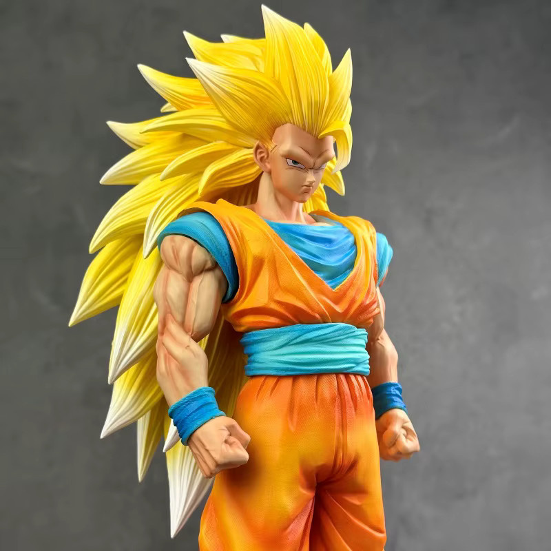 Bandai Dragon Ball Son Goku Super Saiyan Actionfigur, 35 cm, Kunststoff, adults - Bild 2