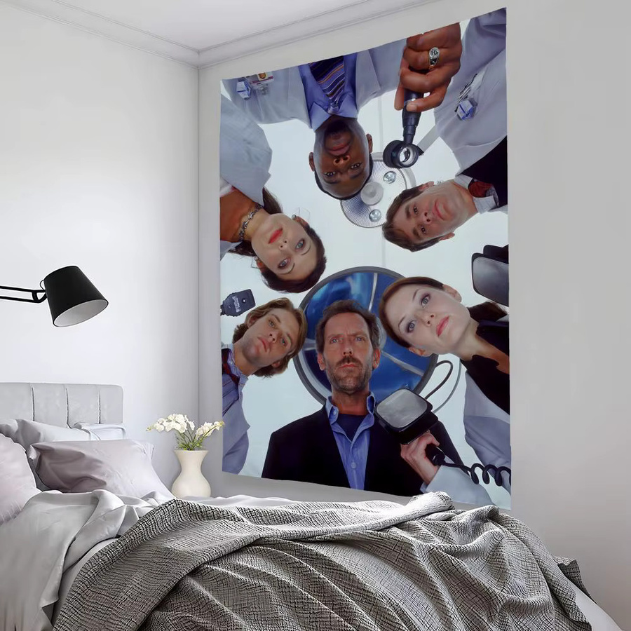 H-House Wandteppich Movie Tv in Schwarz und Multicolour für Innen und Außen - Bild 2