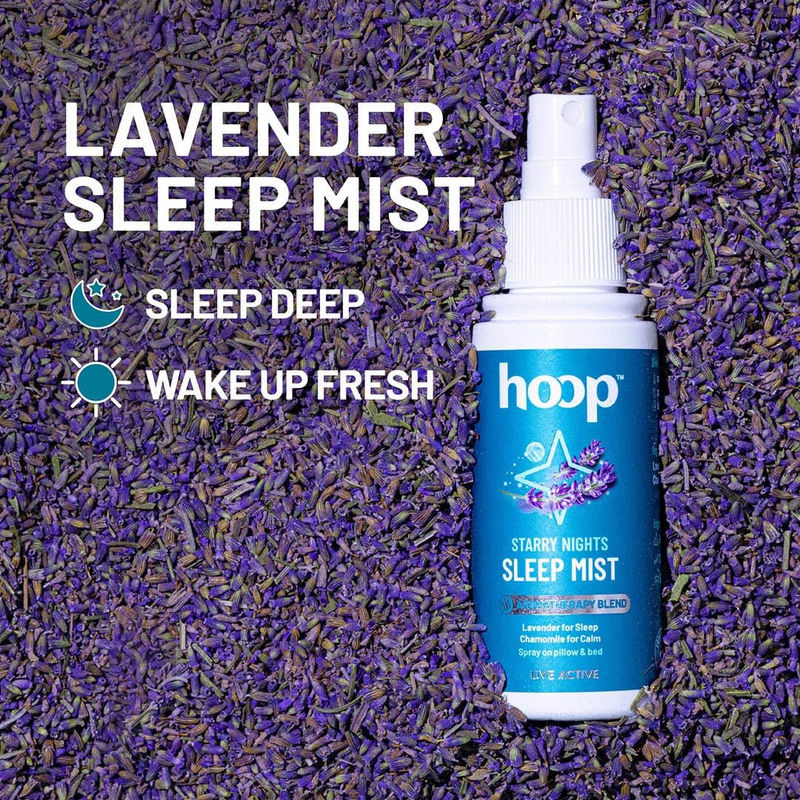 hoop Schlafspray Lavendel Kissenspray zur Entspannung für besseren Schlaf 100 ml - Bild 5