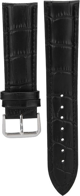 TOMTOP JMS Uhrenarmband Leder, 22 mm, Schwarz, Unisex - Bild 1