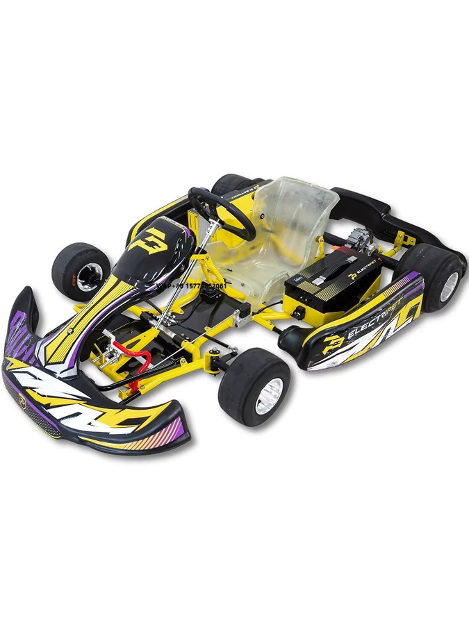 Electripet Elektrisches Go-Kart, Gelb, Metall - Bild 6