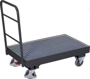 VARIOFIT Cordes Schiebebügelwagen mit Auffangwanne in Anthrazitgrau RAL 7016 - Bild 1