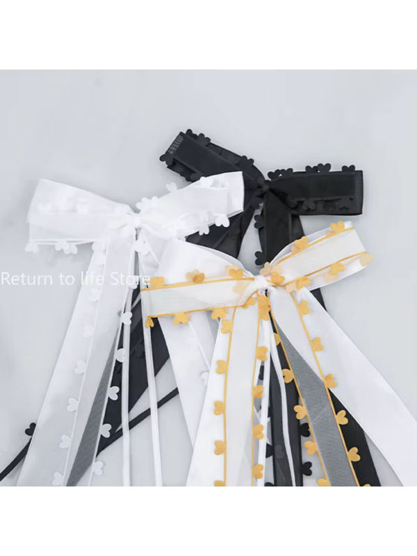 MOONBIFFY Weißes Seidenband mit Spitze für Hochzeitsdekoration, Geschenke und Festlichkeiten - Bild 4