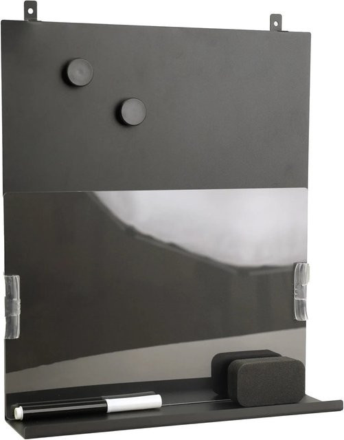 Denpanels Magnettafel mit Ablage für Akustikpaneele, Schwarz, B: 37,5 cm, H: 30,5 cm - Bild 1
