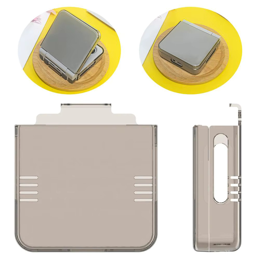 GRWIBEOU Transparente Schutzhülle für Miyoo Flip V2 Mini Retro Spielkonsole stoßfeste Shell - Bild 2