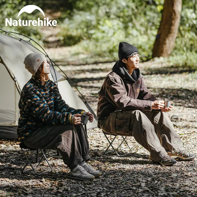 Naturehike Campingstuhl faltbar aus Aluminium in Schwarz oder Grün - Bild 5