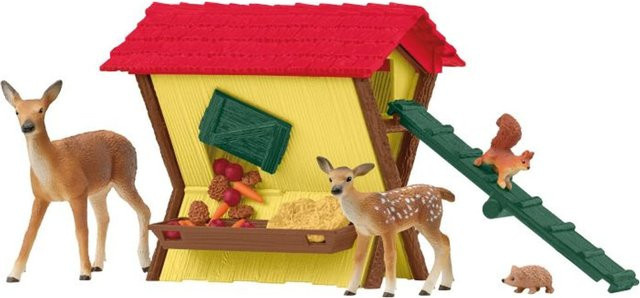 Schleich Spielfigur Fütterung der Waldtiere, mehrfarbig - Bild 2