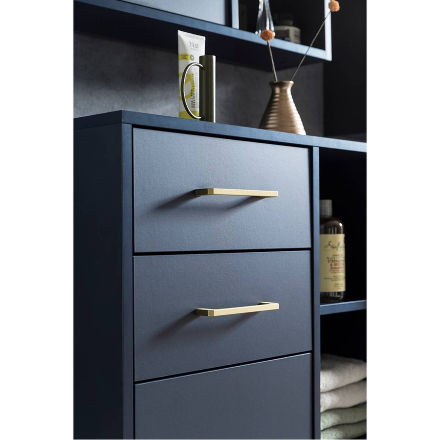 Schildmeyer Highboard Kent in Blau mit Soft-Close-Türen, Breite: 33 cm, Höhe: 117,4 cm, Tiefe: 67,1 cm - Bild 6