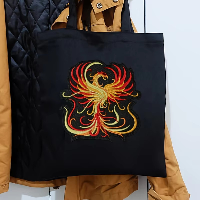 Phoenix bestickter Aufnäher zum Aufbügeln oder Aufnähen in Multicolour für Kleidung und Taschen - Bild 3