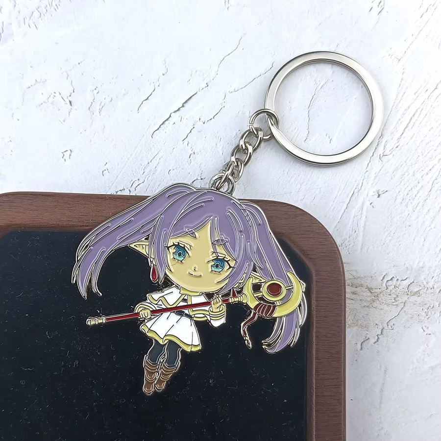 YUMEI Schlüsselanhänger Anime Frieren Beyond Journey's End, Metall - Bild 2