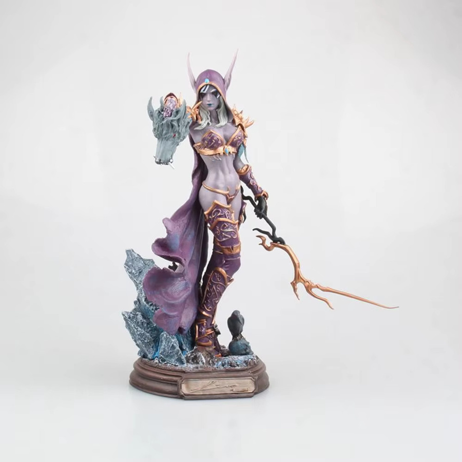 Calede World Of Warcraft Sylvanas Windrunner Actionfigur, 23 cm, Kunststoff, Lila - Bild 2