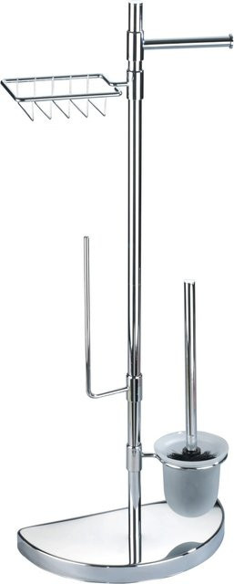 Wenko Raumspar WC-Center WC-Garnitur in Silber - Bild 1