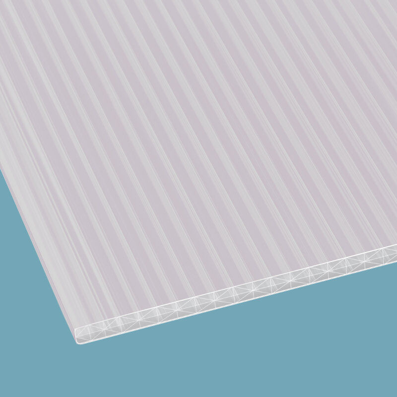 Scobalit Stegplatte Polycarbonat IQ-Relax X-Struktur, 16 mm, Breite: 98 cm, opal-weiß/perlmutt - Bild 1