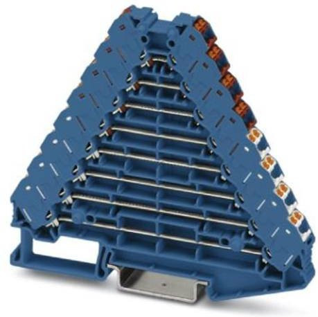 Phoenix Contact Rangierverteiler Push-In-Klemme Blau, 10 Stück - Bild 1