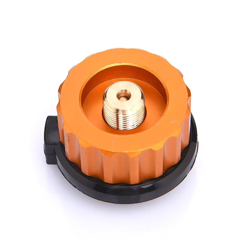 Widesea Gas-Adapter Set für Camping und Outdoor, 4er-Pack, Orange, Konverter für Gaspatronen und Gasflaschen - Bild 2