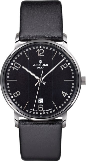 Junghans Armbanduhr Milano Solar, Edelstahl, 37 mm, Herren - Bild 1