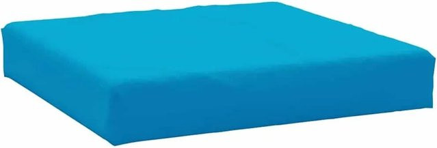 vidaXL Palettenkissen Hellblau aus Oxford-Gewebe mit Schaumstofffüllung, B/B/H: 60 x 60 x 9,5 cm - Bild 1