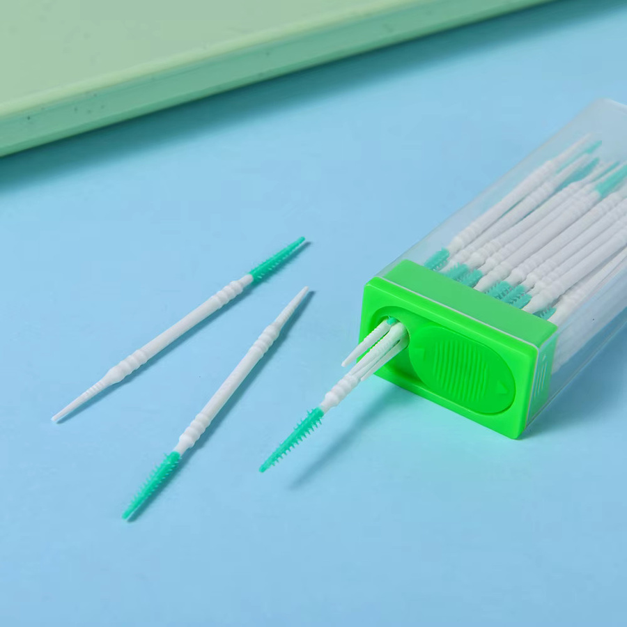 JNSUR Interdentalbürsten Silikon, 100 Stück, Mundpflege - Bild 2