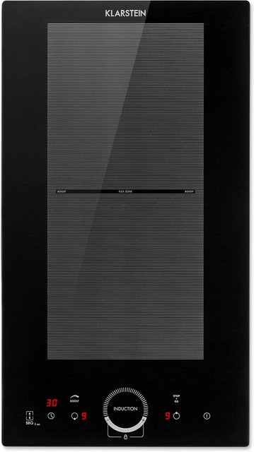 Klarstein Delicatessa Slim Domino Induktionskochfeld mit Timer und Power Boost, Schwarz - Bild 1