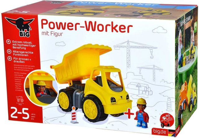 BIG Power-Worker Beweglicher Kipper mit schwankbarer Ladekappe ab 2 Jahren - Bild 1